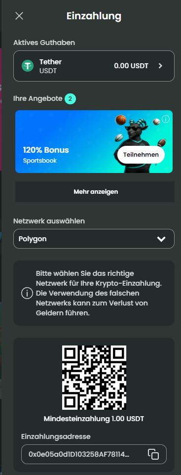 BetGoat Einzahlen