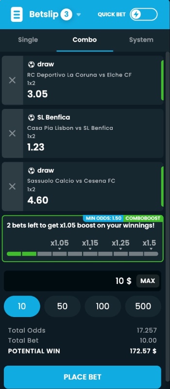 Winna.com Wettschein