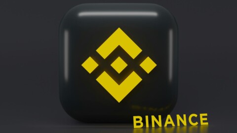 binance logo und schriftzug