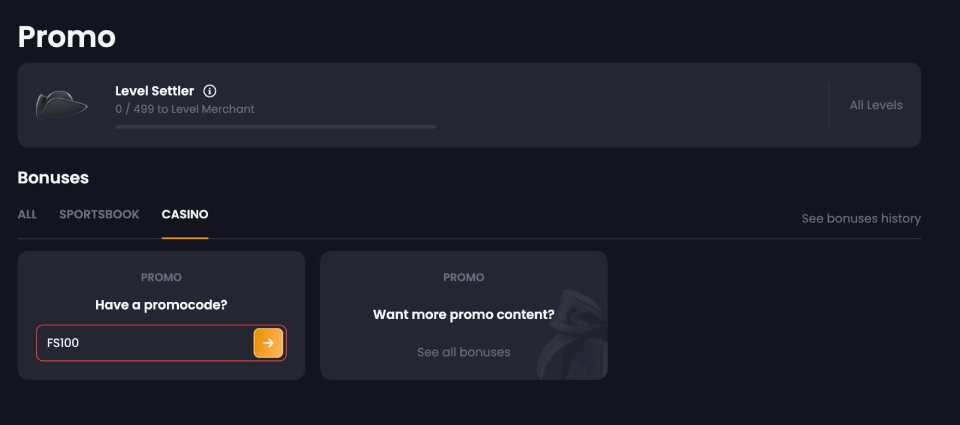 Bonuscode eingeben Bitkingz
