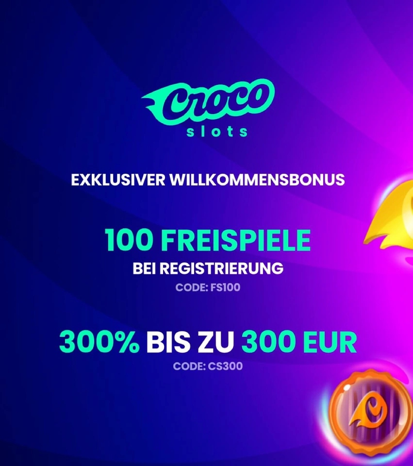 Crocoslots exklusiver Welcome Bonus