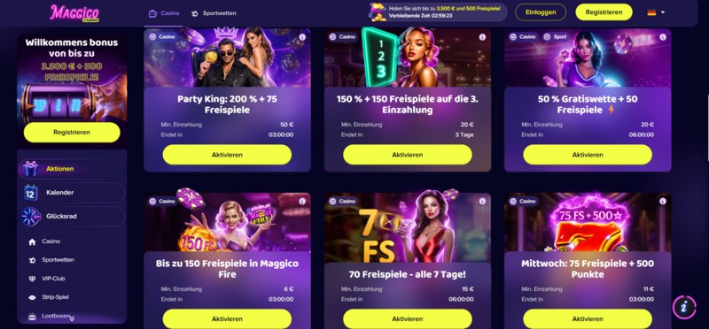 Maggico Bestandskunden Bonus