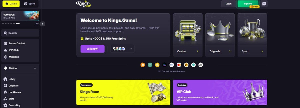 Kings Game Bonus