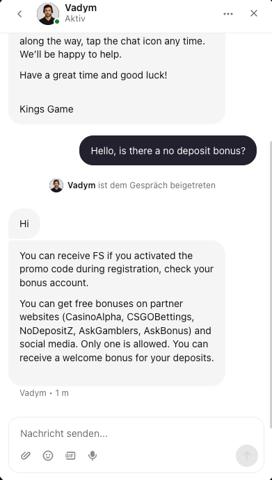 Kings Game Live Chat