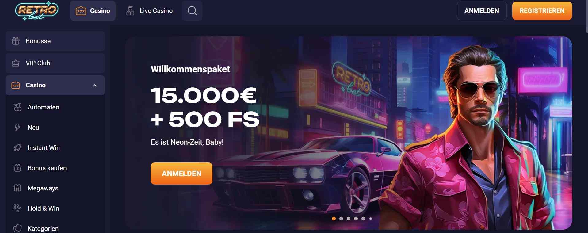 Retrobet Bonus