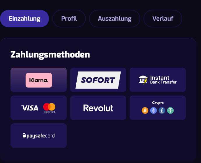 Trixino Einzahlen
