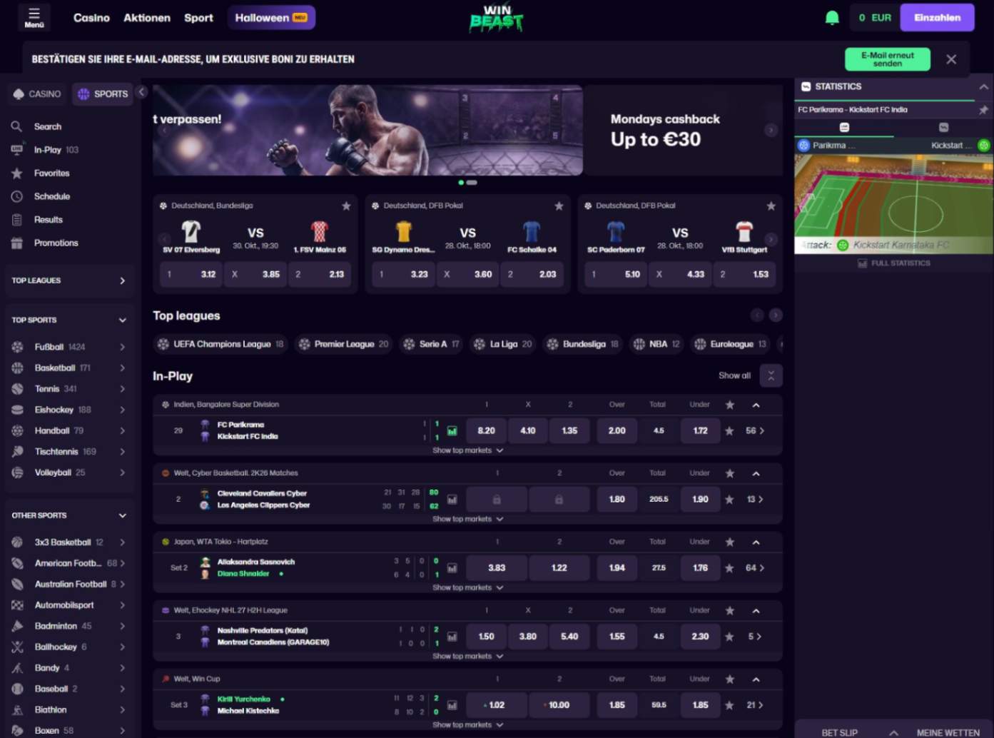 WinBeast Sortwetten